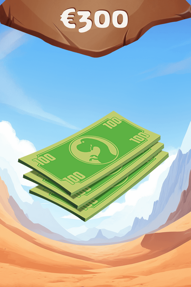 Mache eine Einzahlung von 300&nbsp;€